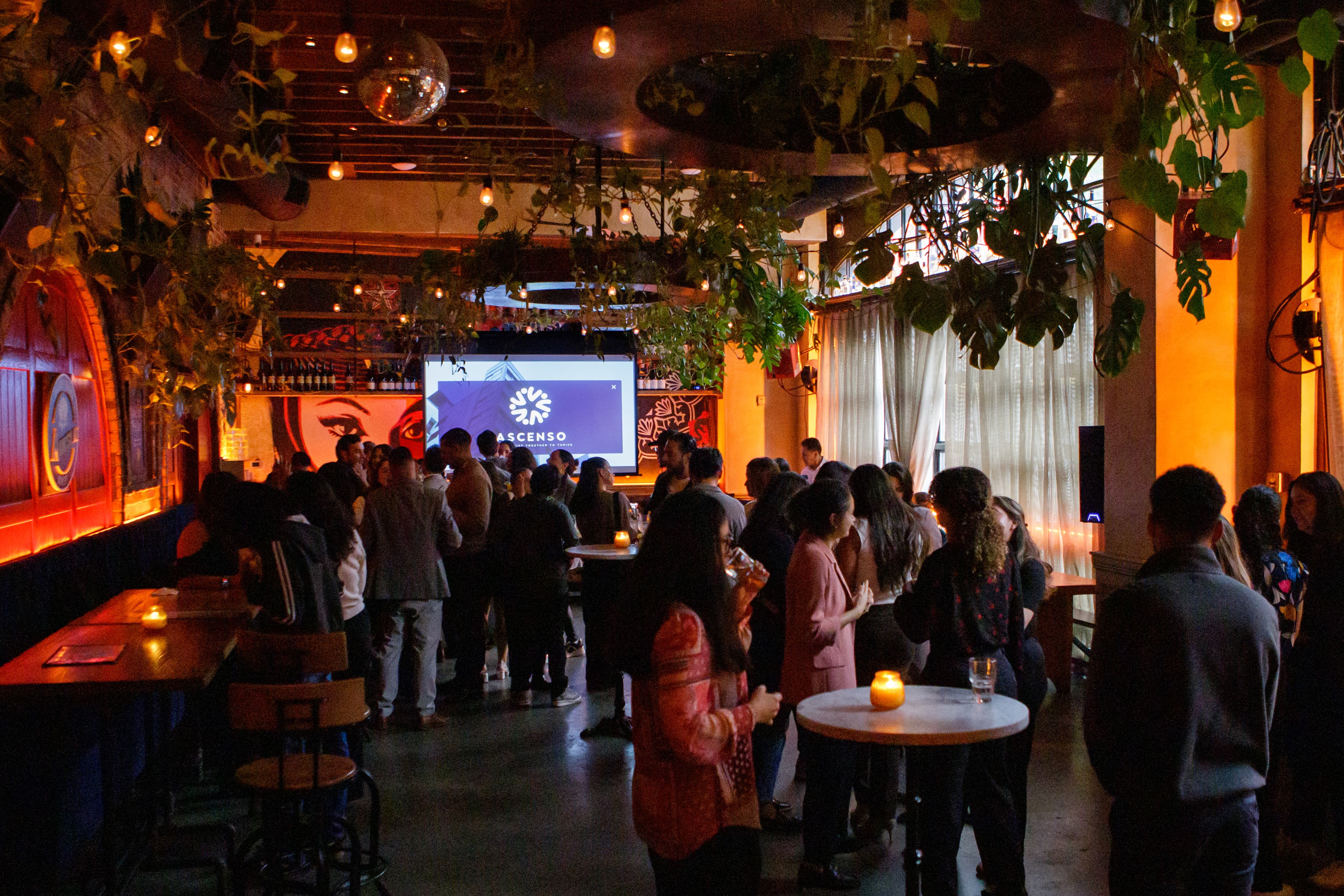 ASCENSO Bloom into Opportunity networking event in progress